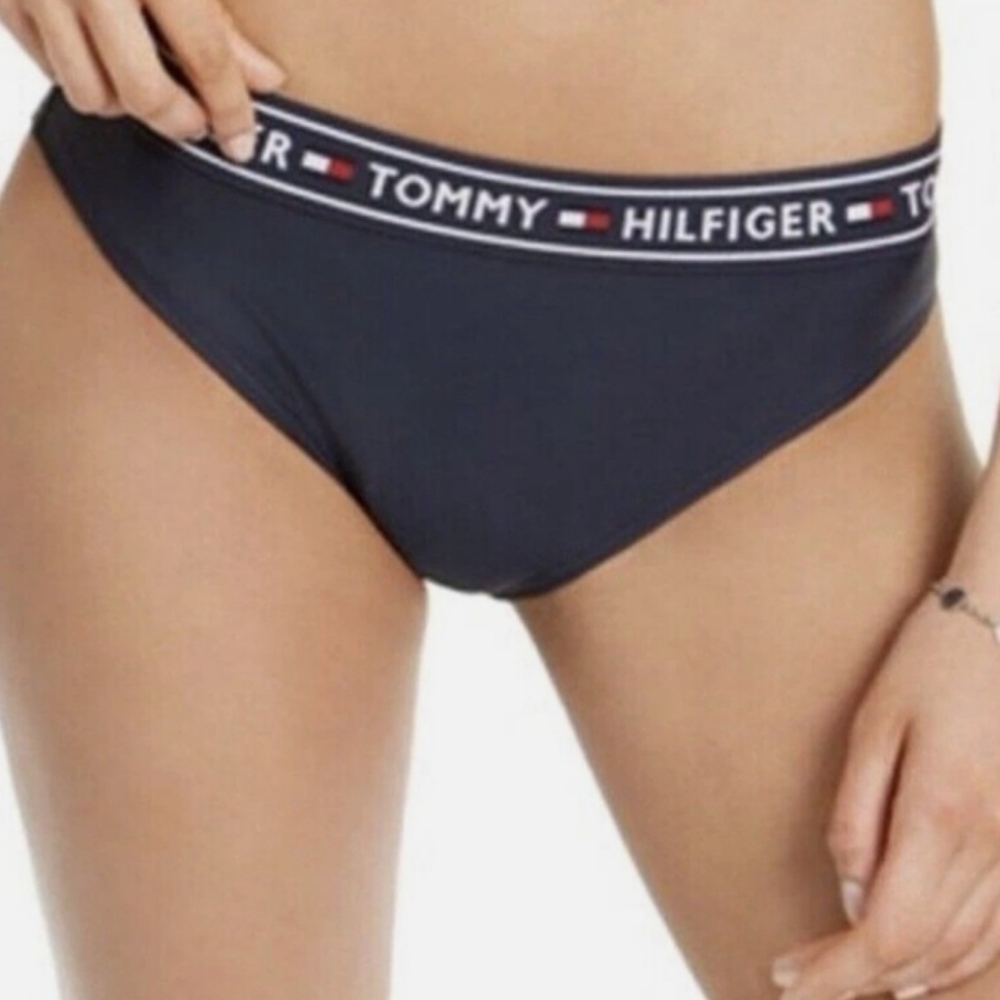Tommy Hilfiger Navy Bikini Bottom